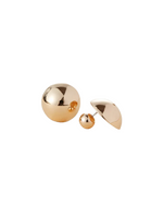 Aurora Large Stud Earrings, gold