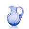 Glass jug, blue
