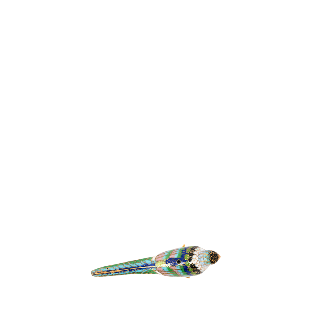 Colorful glass pipe on a white background