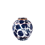 blue and white wildbird vase 