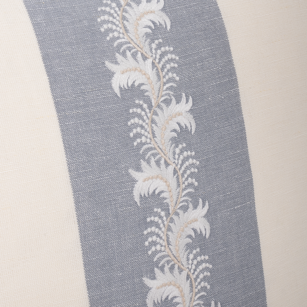 Embroidered Trellis Pillow