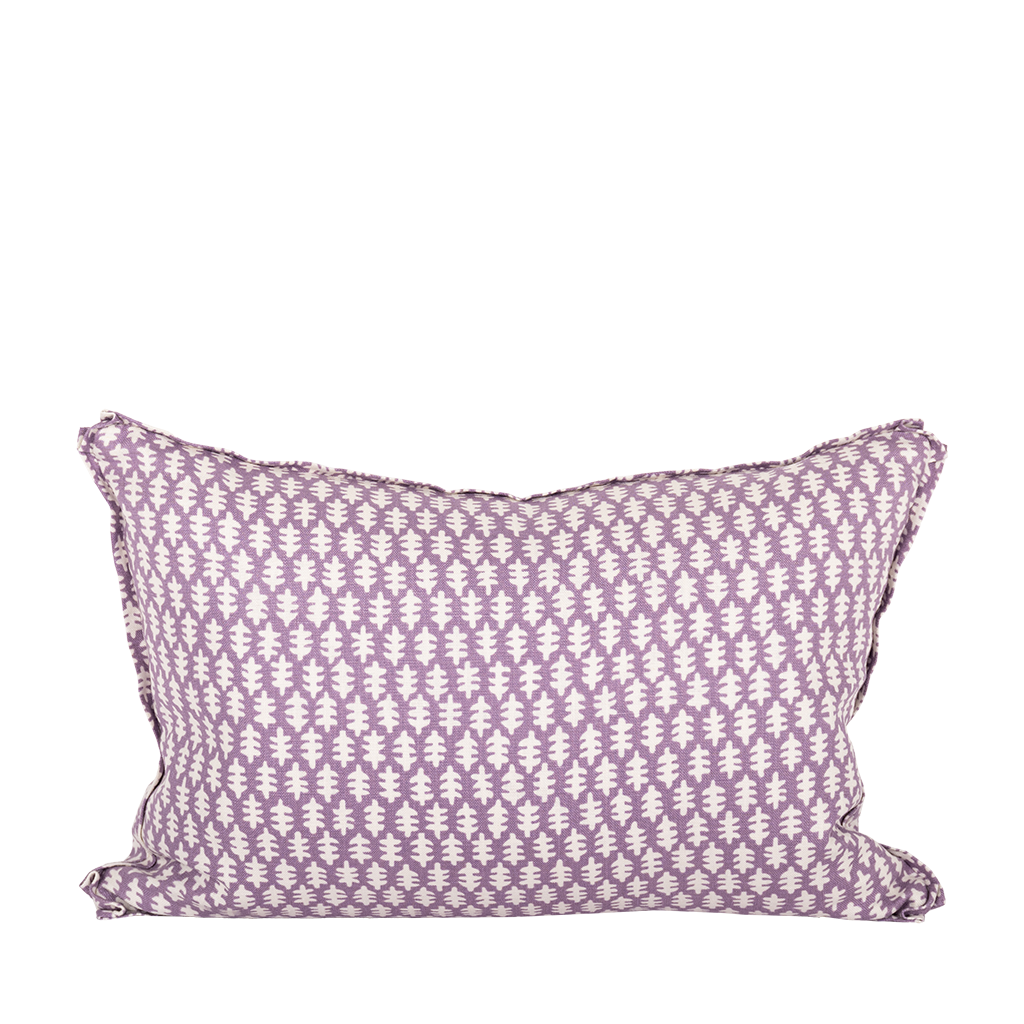 Plum Lands Lumbar Pillow