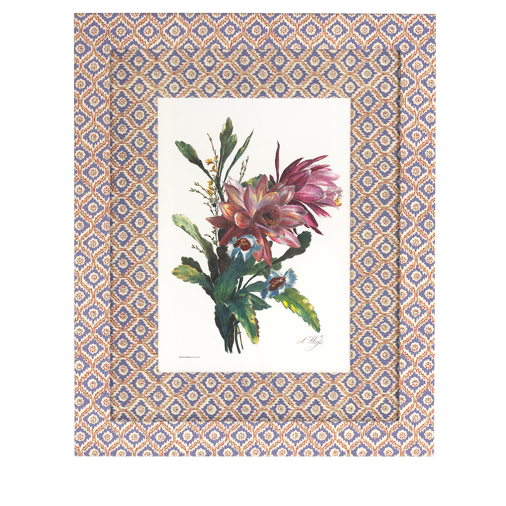 Bromeliad on Ikat