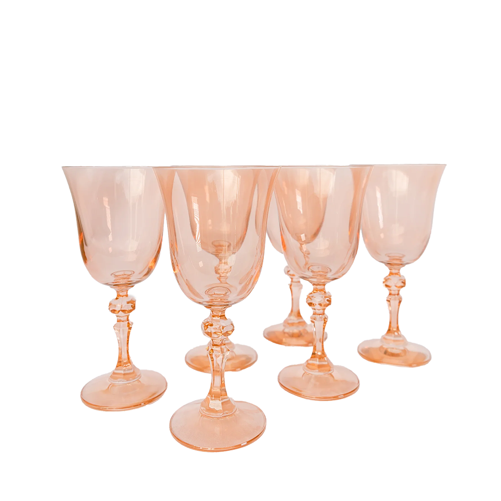 Blush Glass Goblet