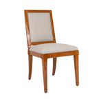 Campbell dining chair with linen upholstery