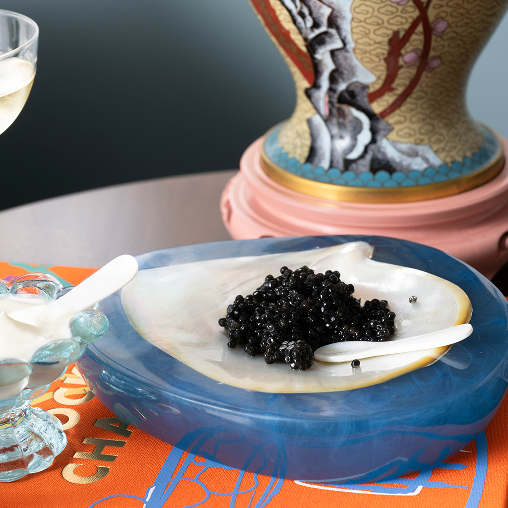 Petite Aqua Caviar Dish