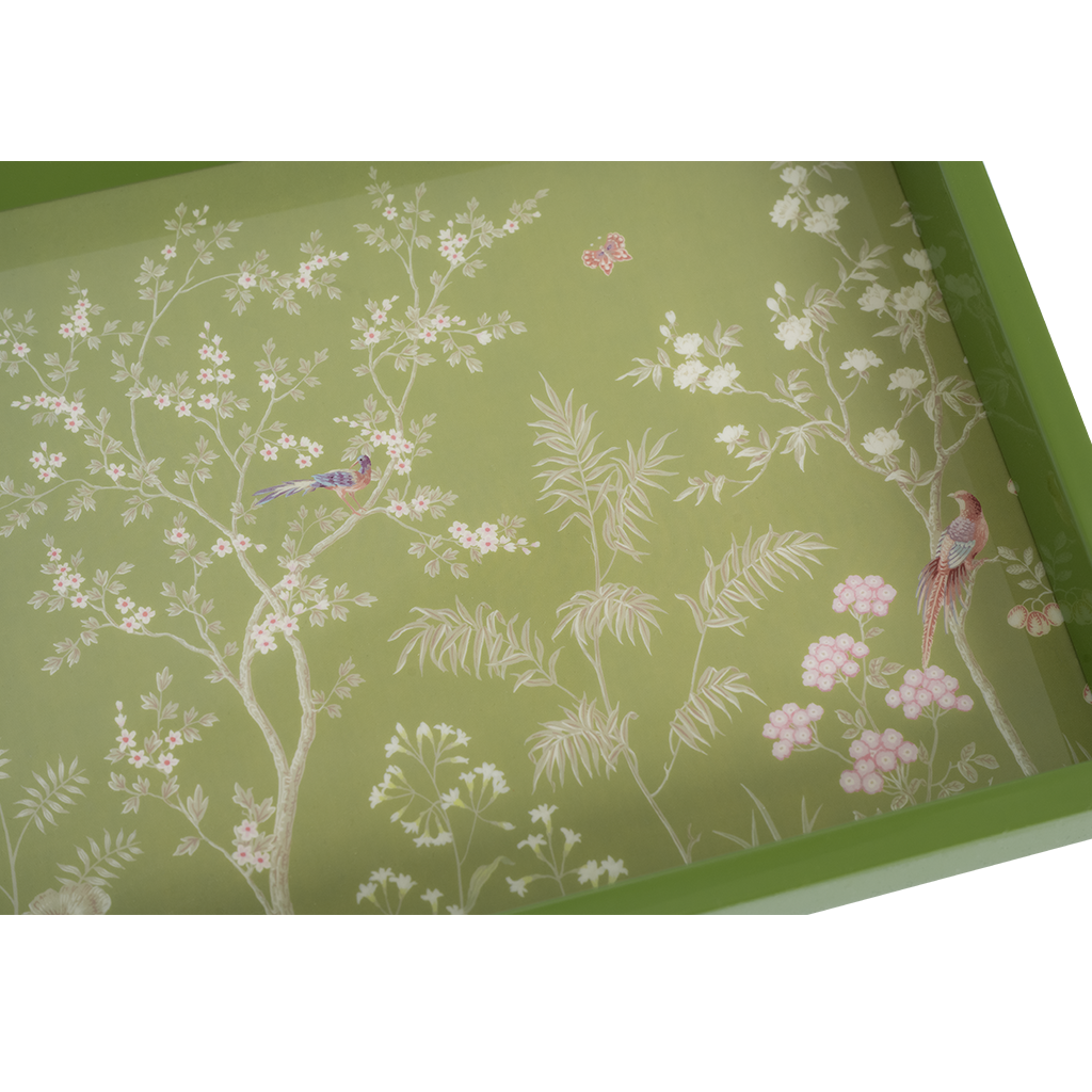 green tray