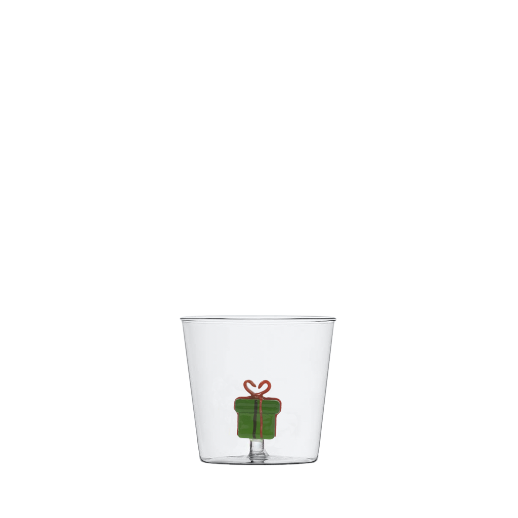 Christmas Present Glass Tumbler