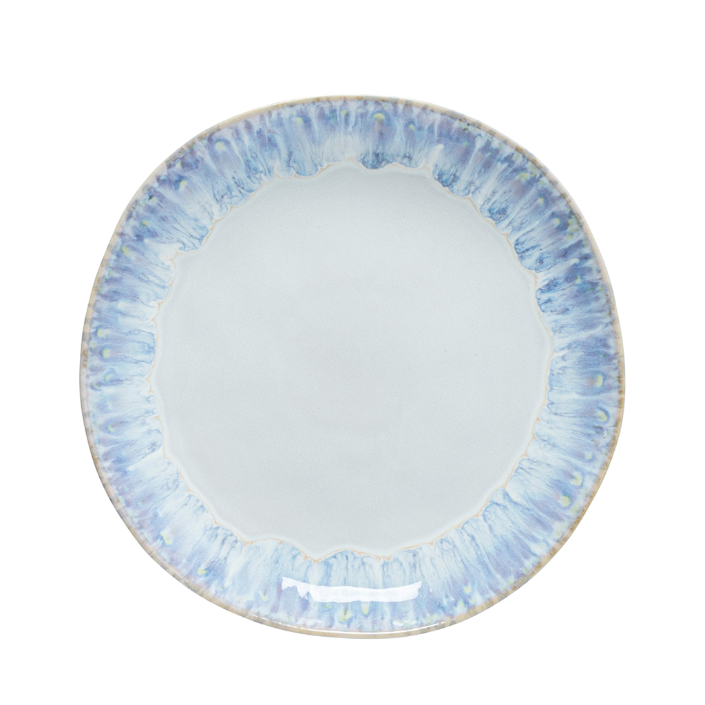 Sea of Cortez dinner plate in blue