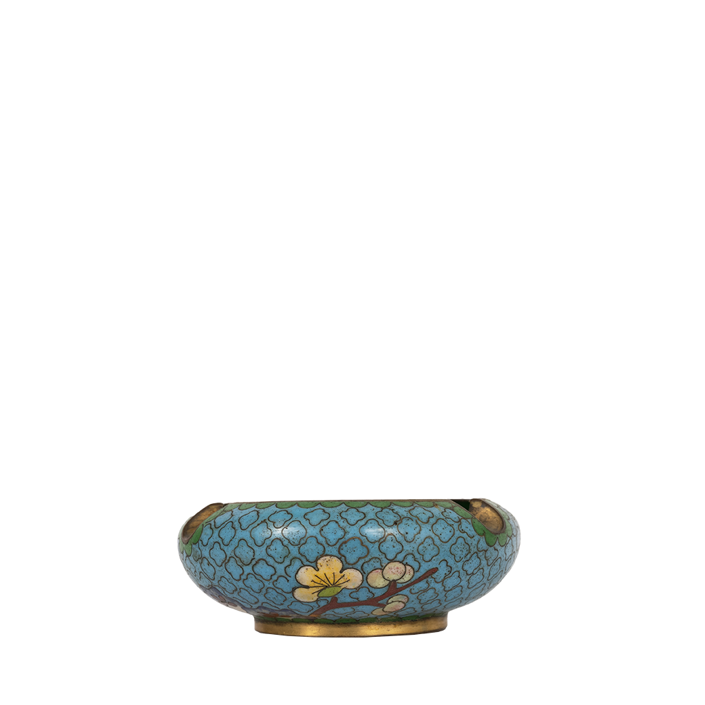 Cloisonne Cherry Blossom Dish