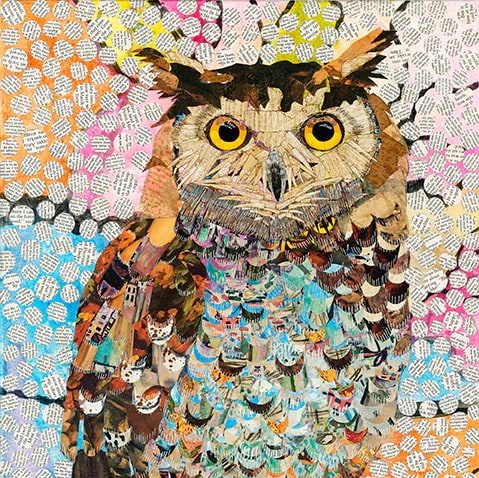Brenda Bogart Owls Print Collection Image