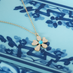 Diamond Flora Necklace