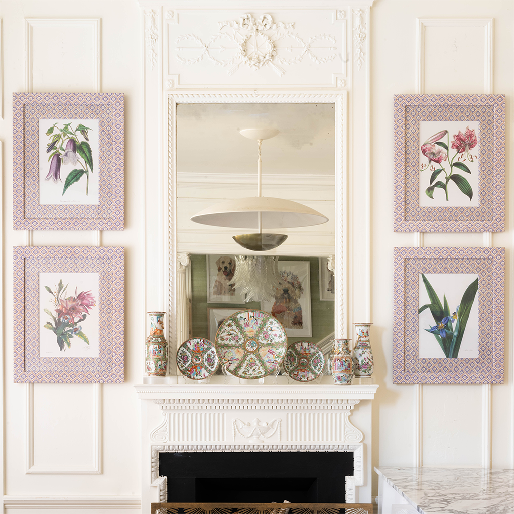 Bromeliad on Ikat