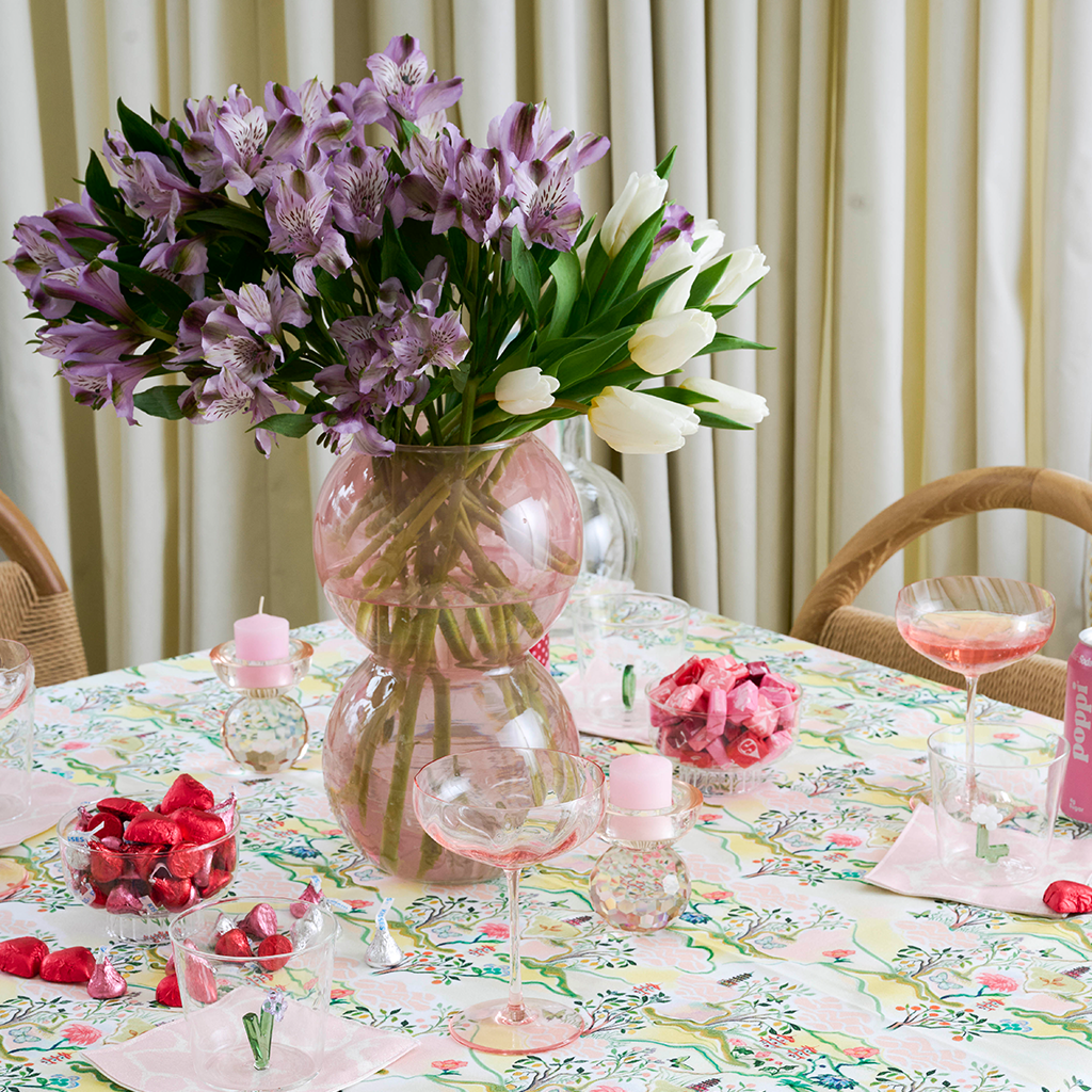 Pink Bulb Vase