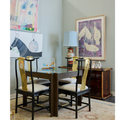 Black and Brass Dining Chair