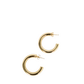 pair of gold hoop earrings