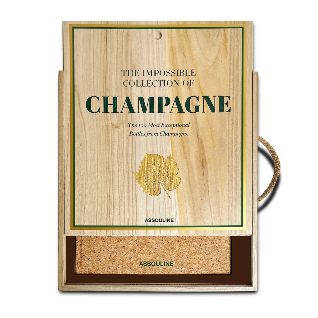 The impossible collection of champagne book in a special wooden box