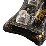 Victorian Mother of Pearl Inkwell