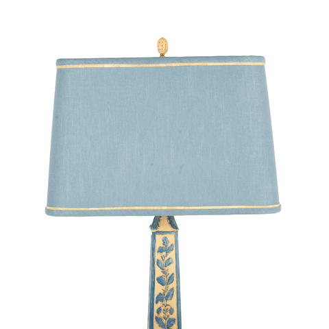 yellow and blue elephant lamp
