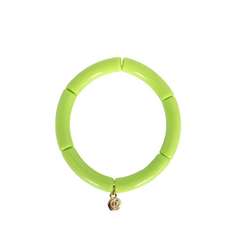 palm beach bracelet, lime