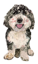 Dog art print by Brenda Bogart