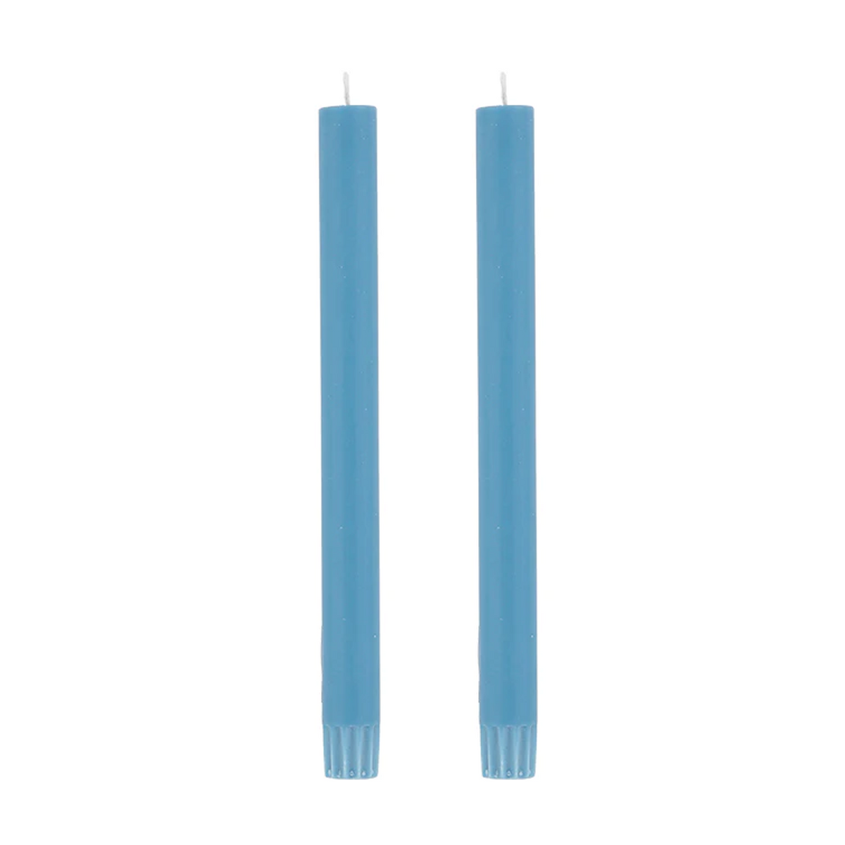 Hand-poured blue taper candles