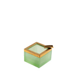 Petite Antique Opaline Tray, Melon
