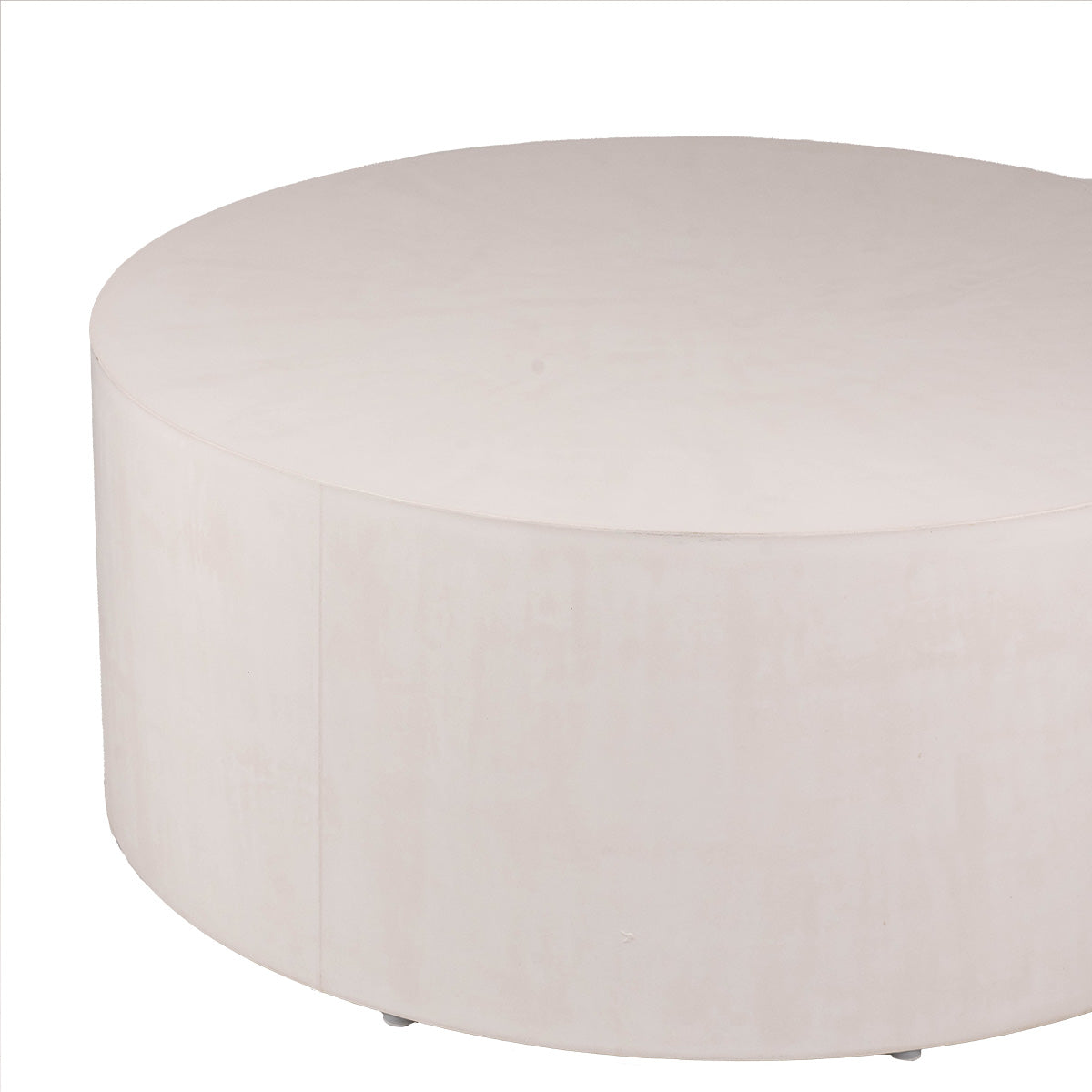 round cement coffee table