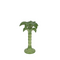 palm tree candlestick, green, medium