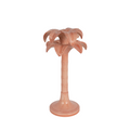 palm tree candlestick, pink, large
