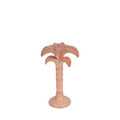 palm tree candlestick, pink, medium