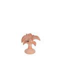 palm tree candlestick, pink, small