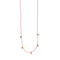 pink corded necklace