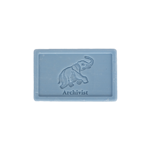 Provence Soap, blue soap with elephant