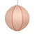 Bondi Orb Pendant--  oversized coral colored shade 