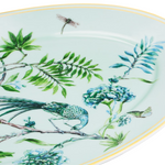 Secret Garden oval platter: close up