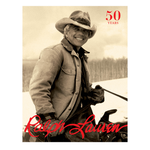  Ralph Lauren Coffee Table Book featuring Ralph in outdoor attire with 'Ralph Lauren' branding.