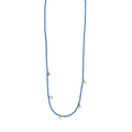 royal blue corded necklace