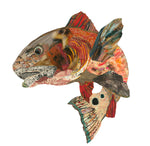 Red Fish Art Print by Brenda Bogart