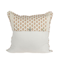 Sittin Pretty in Pink Pillow, cream pillow with pink floral accents