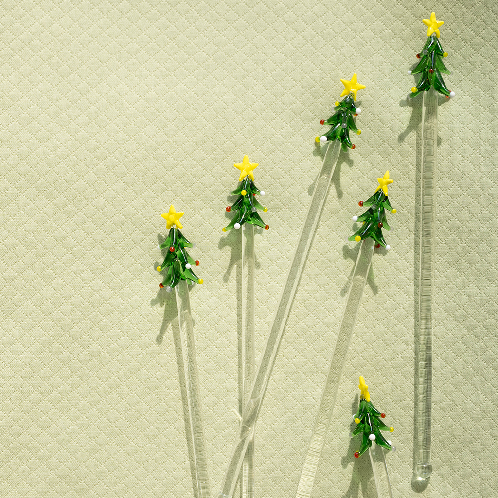 Christmas Tree Swizzle Sticks