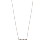 diamond bar necklace