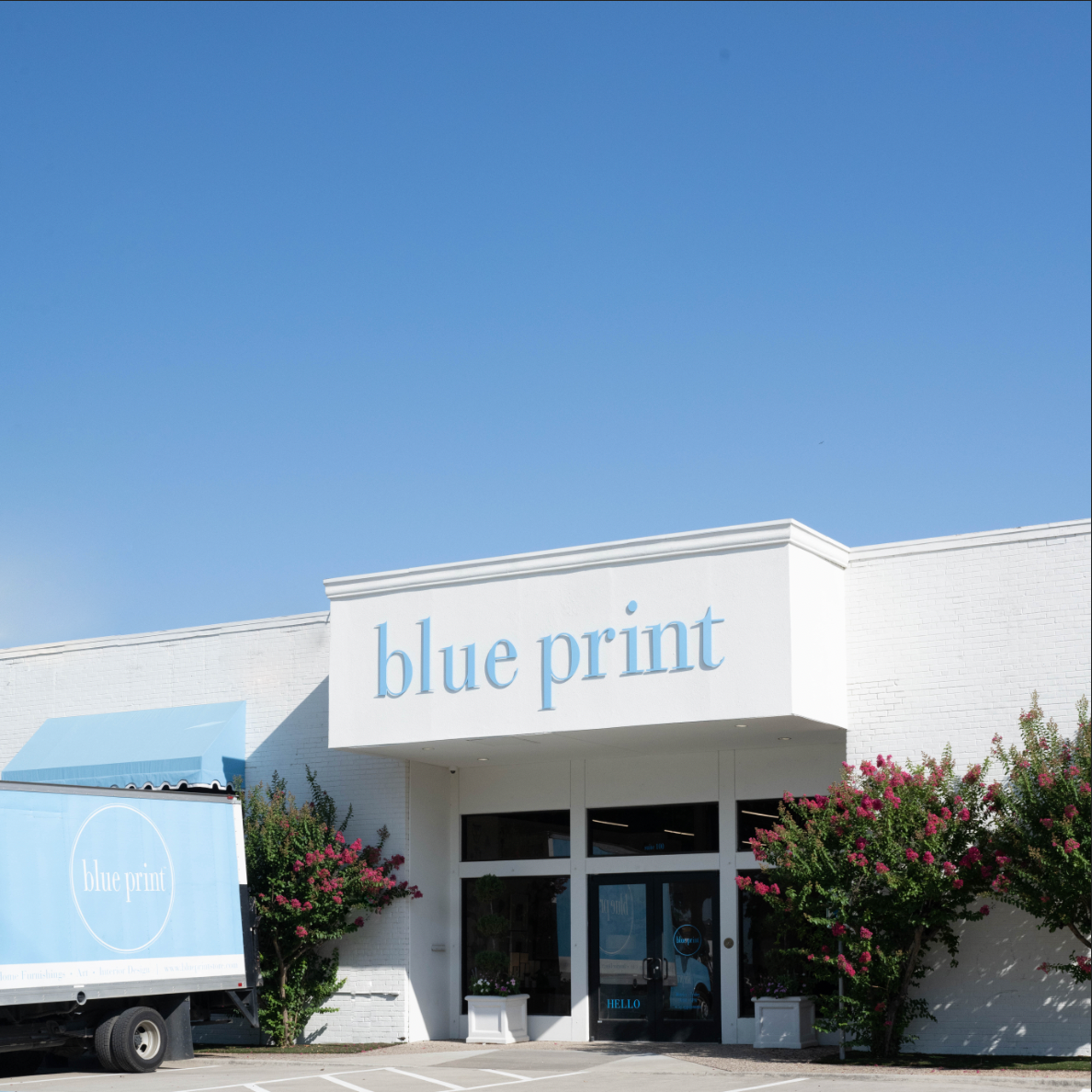 Blue Print Showroom located in the Dallas Design District