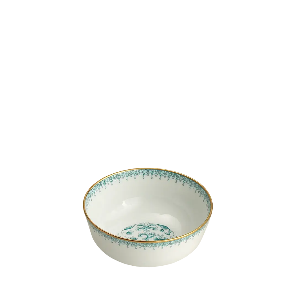 Lace Dessert Bowl, Teal