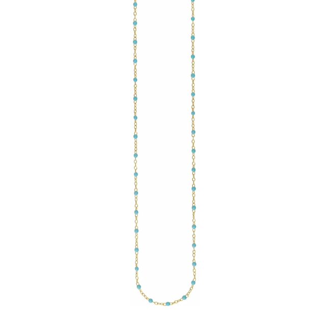 Turquoise Enamel Bead Chain