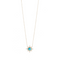 Turquoise starburst necklace