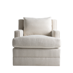 Greenville Swivel Chair, Eggshell