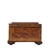 mahogany box with key and pearl top detail