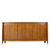 Wood Console with brass detail