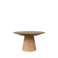 Disc Dining Table, wood round dining table